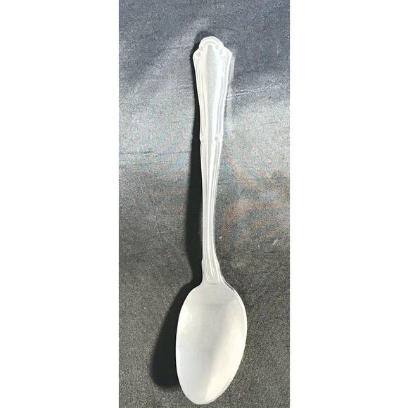 Royal Norfolk 7" Place Oval Soup Spoon Venice Pattern 18/10 Stainless Steel - Picture 2 of 8